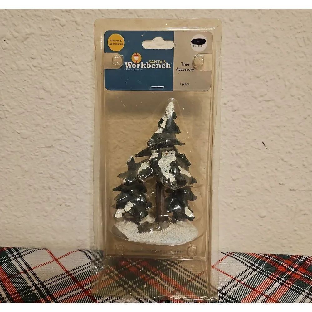 Santa's Workbench Snowy Tree Accessory